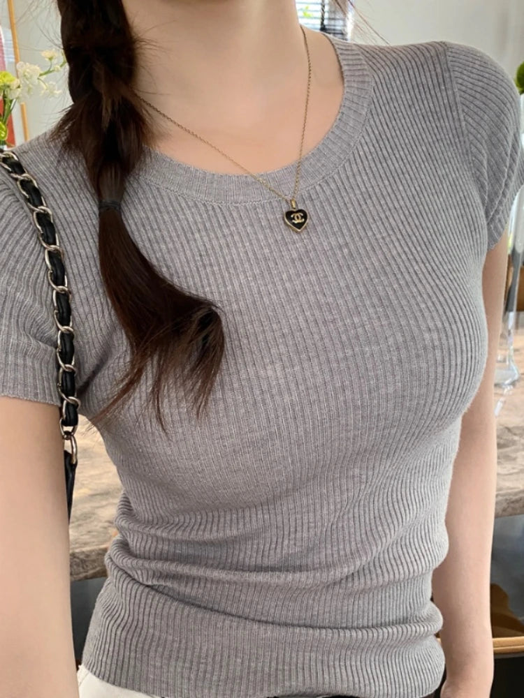 Women's O-neck Summer Pullover